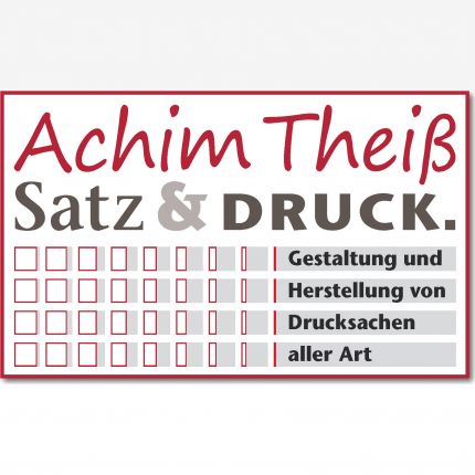 Logo od Achim Theiß - Satz & Druck.