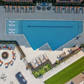 Aerial View of Swimming Pool