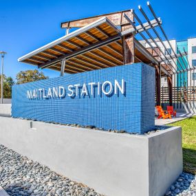 Maitland Station Entry Signage