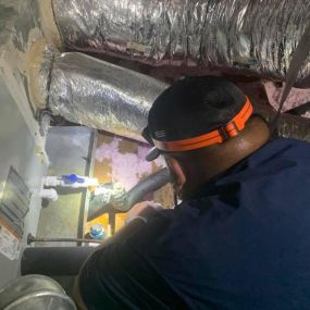 John taking care of emergency drain line clog.

We are here for you, call anytime!

Ask about our Preventative Maintenance Membership starting at $98 and help catch issues like these before they lead to costly repairs.