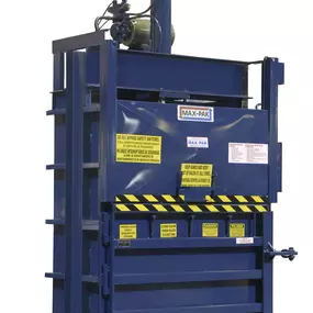 Vertical balers are a compact way to reduce waste and associated disposal costs.