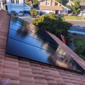 solar energy panels installed