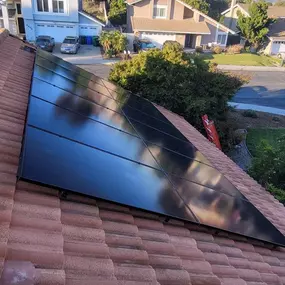 solar energy panels installed