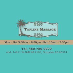 Here at Topline Massage, we love being a part of helping taking part in peoples wellness and a better life.