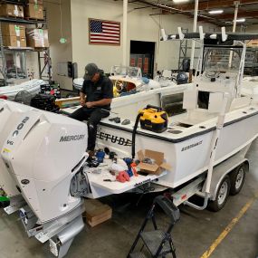 Bertram Conversion to Mercury Dual Outboards