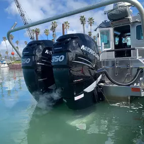 Dual Mercury RePower Sheriffs Boat