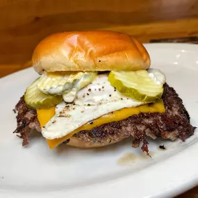 Oklahoma Burger (with an egg)