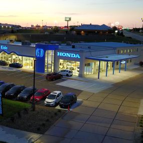 Vern Eide Honda Sioux City - 2018 Remodel - Aerial Night