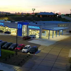 Vern Eide Honda Sioux City - 2018 Remodel - Aerial Night