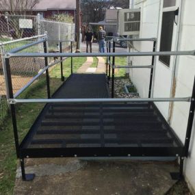 Amramp of TN installed this ramp in Chattanooga for a patient who can now get from his home to therapy and doctor appointments!