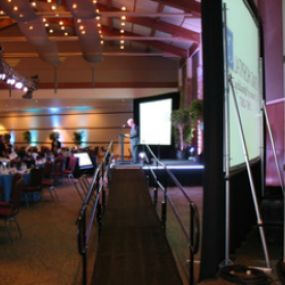 Amramp is great for speaking engagements and other special events.