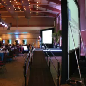 Amramp is great for speaking engagements and other special events.