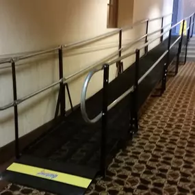 The Embassy Suites in Denver turned to the Amramp Denver team for a 36' wheelchair ramp rental to provide access during a major renovation of the hotel.