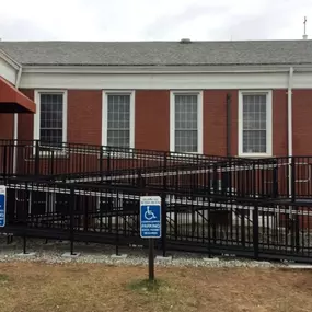 Bob & Kim Danek and the Amramp CT-Eastern NY team installed this 94' commercially compliant Amramp PRO ramp at St. Rose Church in East Hartford, CT.