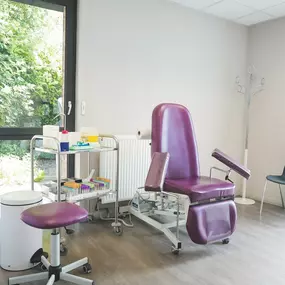 Une des 4 salles de prélèvement