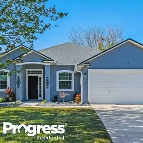 This Progress Residential home for rent is located near Jacksonville FL.