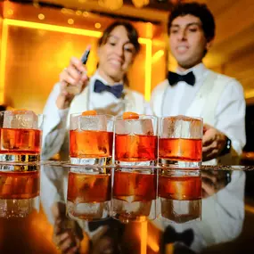 Negroni cocktails at Artist's Bar