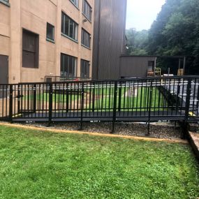 Dave Hoglund and the Amramp Northeastern Pennsylvania/Central NJ team installed this modular ramp at the Crayola plant in Easton, PA.