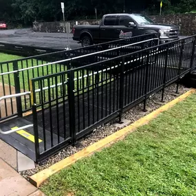 Dave Hoglund and the Amramp Northeastern Pennsylvania/Central NJ team installed this modular ramp at the Crayola plant in Easton, PA.