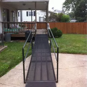 Residential ramp in Catonsville, MD