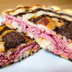 Classic Reuben on Marble Rye