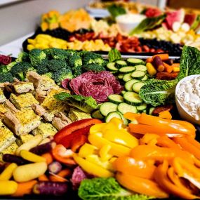 Catering-Vegetable & Quiche Platter