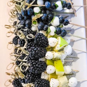 Catering-Fruit Caprese Skewers with Earl Grey Tea