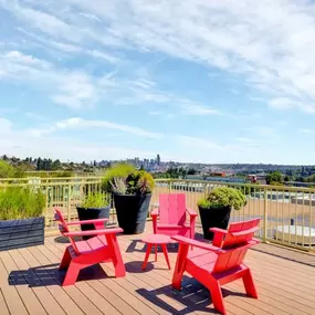 Rooftop Deck with City Views at Link + Mural