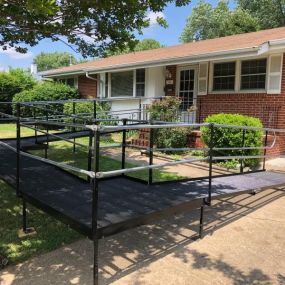 This was an ADA compliant ramp relocation for an existing Sentara PACE program participant who had recently moved to Newport News, VA.