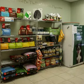 We carry a wide variety of veterinary-approved pet products.