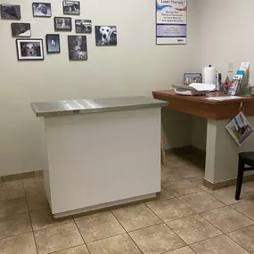 Mission Road Animal Clinic has multiple private exam rooms where your pet will be examined by one of our experienced veterinarians