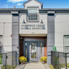 Beautiful Overpeck Creek Animal Hospital Entrance