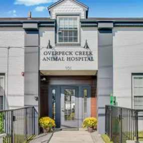 Beautiful Overpeck Creek Animal Hospital Entrance