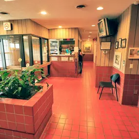 Our waiting area is clean, bright and spacious.