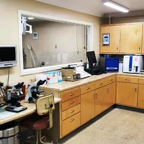 Northgate Animal Hospital provides complete in-house veterinary laboratory services for analysis of blood chemistry, urine, skin infections and other diagnostic tests which allow us to obtain immediate results in critical situations.