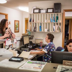 Our reception staff will help you check in and out quickly with a smile!