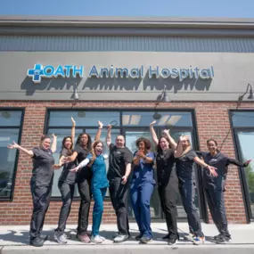 The team welcomes you to Oath Animal Hospital