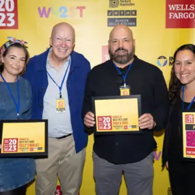 Dr. Liff (far right) and her team won 