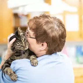 Kitty snuggles are some of our favorite!