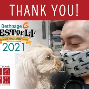 The entire team at Levittown Animal Hospital would like to take a moment to thank you for voting us

-Best Veterinarian (Dr. Funk)
-Best Pet Hospital
-Best Pet Sitting/Boarding

This honor means so much to us, and we look forward to continue providing only the BEST in veterinary medicine.