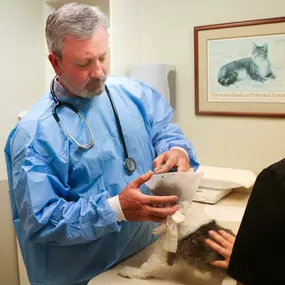 A patient visits Dr. Lee Burnett for a follow-up visit to monitor the healing process and to ensure treatment success.