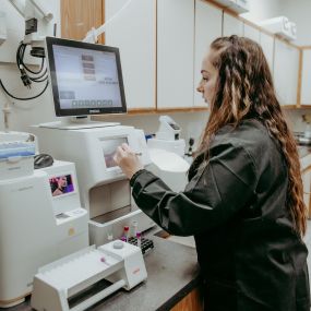 We have an in-house lab that allows us to run many different blood work profiles in-house.