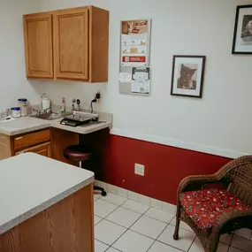 One of our three feline exam rooms.