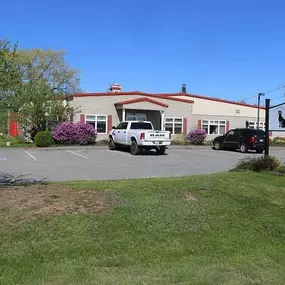 Broadway Veterinary Clinic houses multiple exam rooms, a treatment area, an in-house diagnostic lab, a surgical suite, and boarding accommodations.