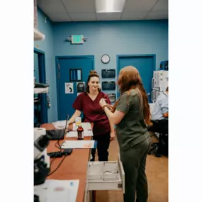 Our Stevenson Village Veterinary Hospital team hard at work - Baltimore, MD