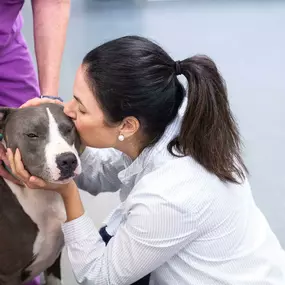 Kisses for a great pup!