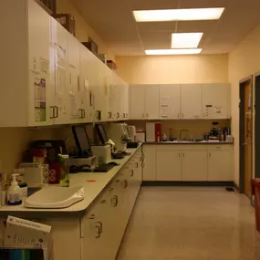 The backrooms of our clinic are always kept very clean and tidy to meet the standards of care your pet deserves.