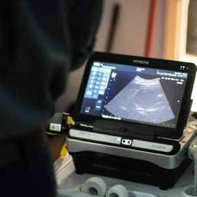 Our abdominal ultrasound is a non-invasive procedure used to evaluate the abdominal organs inside a dog or cat using ultrasound technology.