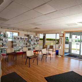 Our waiting area is not only fitted with a spacious and comfortable environment, it also houses a wide assortment of prescription diet foods as well as healthful and delicious treats for your pet.