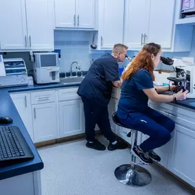 The in-house lab allows us to produce test results quickly and accurately.